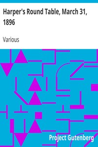 Cover of Harper's Round Table, March 31, 1896
