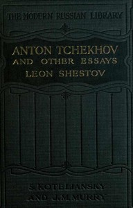 Cover of Anton Tchekhov, and Other Essays