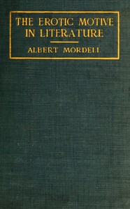 Cover of The Erotic Motive in Literature