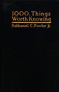 Cover of 1000 Things Worth Knowing