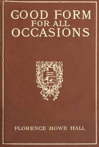 Cover of Good Form for All Occasions