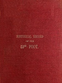 Cover of Historical Record of the Fifty-Third, or the Shropshire Regiment of Foot