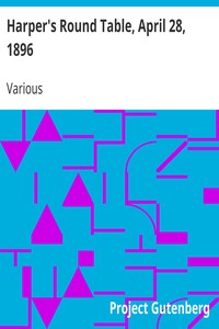 Cover of Harper's Round Table, April 28, 1896