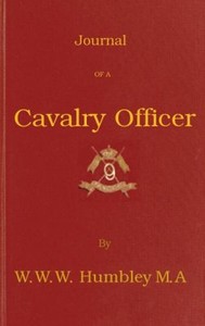 Cover of Journal of a Cavalry Officer; Including the Memorable Sikh Campaign of 1845-1846
