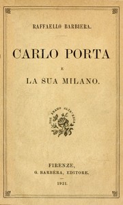 Cover of Carlo Porta e la sua Milano