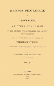 Helon's Pilgrimage to Jerusalem, Volume 2 (of 2)
