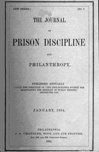 Cover of The Journal of Prison Discipline and Philanthropy (New Series, No. 3, January 1864)
