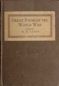 Cover of Great Poems of the World War