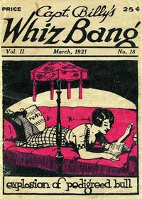 Cover of Captain Billy's Whiz Bang, Vol. 2, No. 18, March, 1921