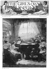 Cover of The Girl's Own Paper, Vol. XX. No. 1002, March 11, 1899