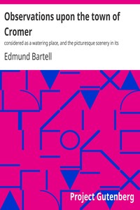 Cover of Observations upon the town of Cromer