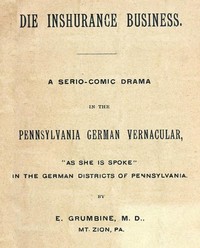 Cover of Die Inshurance Business
