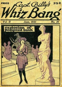 Cover of Captain Billy's Whiz Bang, Vol. 2, No. 21, June, 1921