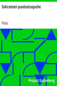 Cover of Sokrateen puolustuspuhe