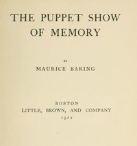 Cover of The Puppet Show of Memory