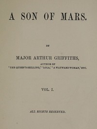 A Son of Mars, volume 1