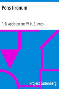 Cover of Pons tironum