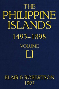 Cover of The Philippine Islands, 1493-1898, Volume 51, 1801-1840