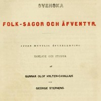 Cover of Svenska folk-sagor och äfventyr. Första delen (häfte 1 och häfte 2)
