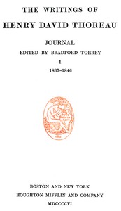 Cover of Journal 01, 1837-1846