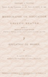 Cover of Education of Women