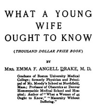 Cover of What a Young Wife Ought to Know