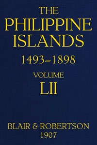 Cover of The Philippine Islands, 1493-1898, Volume 52, 1841-1898