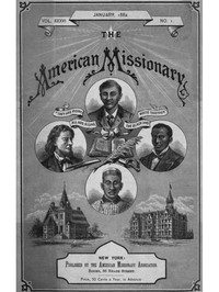 Cover of The American Missionary — Volume 36, No. 1, January, 1882