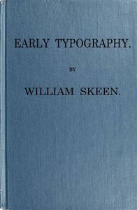 Cover of Early Typography