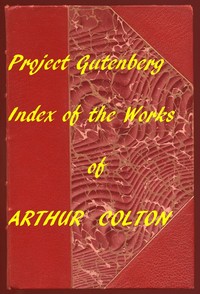 Cover of Index for Works of Arthur Colton
