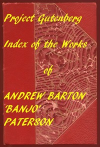 Cover of Index for Works of Andrew Barton 'Banjo' Paterson