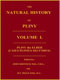 Cover of The Natural History of Pliny, Volume 1 (of 6)