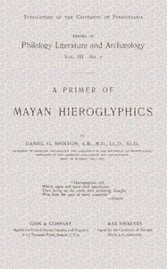 Cover of A Primer of Mayan Hieroglyphics