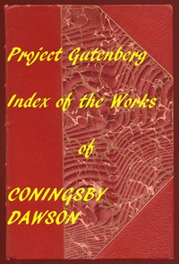 Cover of Index of the Project Gutenberg Works of Coningsby Dawson