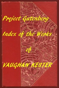 Cover of Index of the Project Gutenberg Works of Vaughan Kester