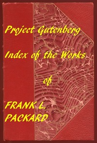 Cover of Index of the Project Gutenberg Works of Frank L. Packard