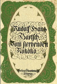 Cover of Vom sterbenden Rokoko
