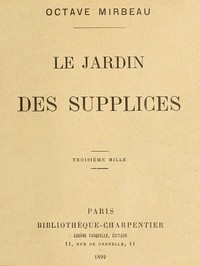 Le jardin des supplices