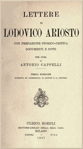 Lettere di Lodovico Ariosto