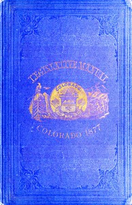 Cover of The Legislative Manual, of the State of Colorado
