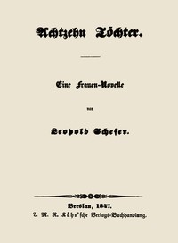 Cover of Achtzehn Töchter: Eine Frauen-Novelle