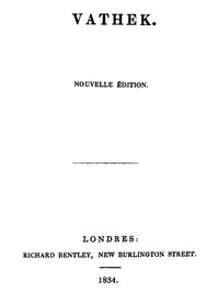 Cover of Vathek
