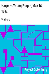 Cover of Harper's Young People, May 16, 1882