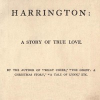 Cover of Harrington: A Story of True Love