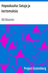 Cover of Hopeakauha: Satuja ja kertomuksia