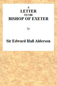 Cover of A Letter to the Bishop of Exeter