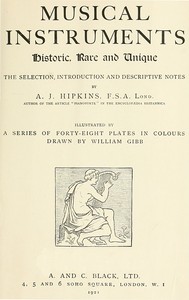 Cover of Musical Instruments, Historic, Rare and Unique