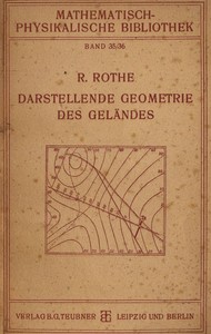 Cover of Darstellende Geometrie des Geländes