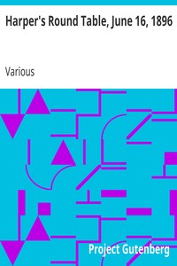 Cover of Harper's Round Table, June 16, 1896