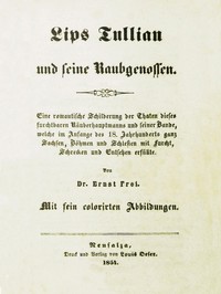 Cover of Lips Tullian und seine Raubgenossen